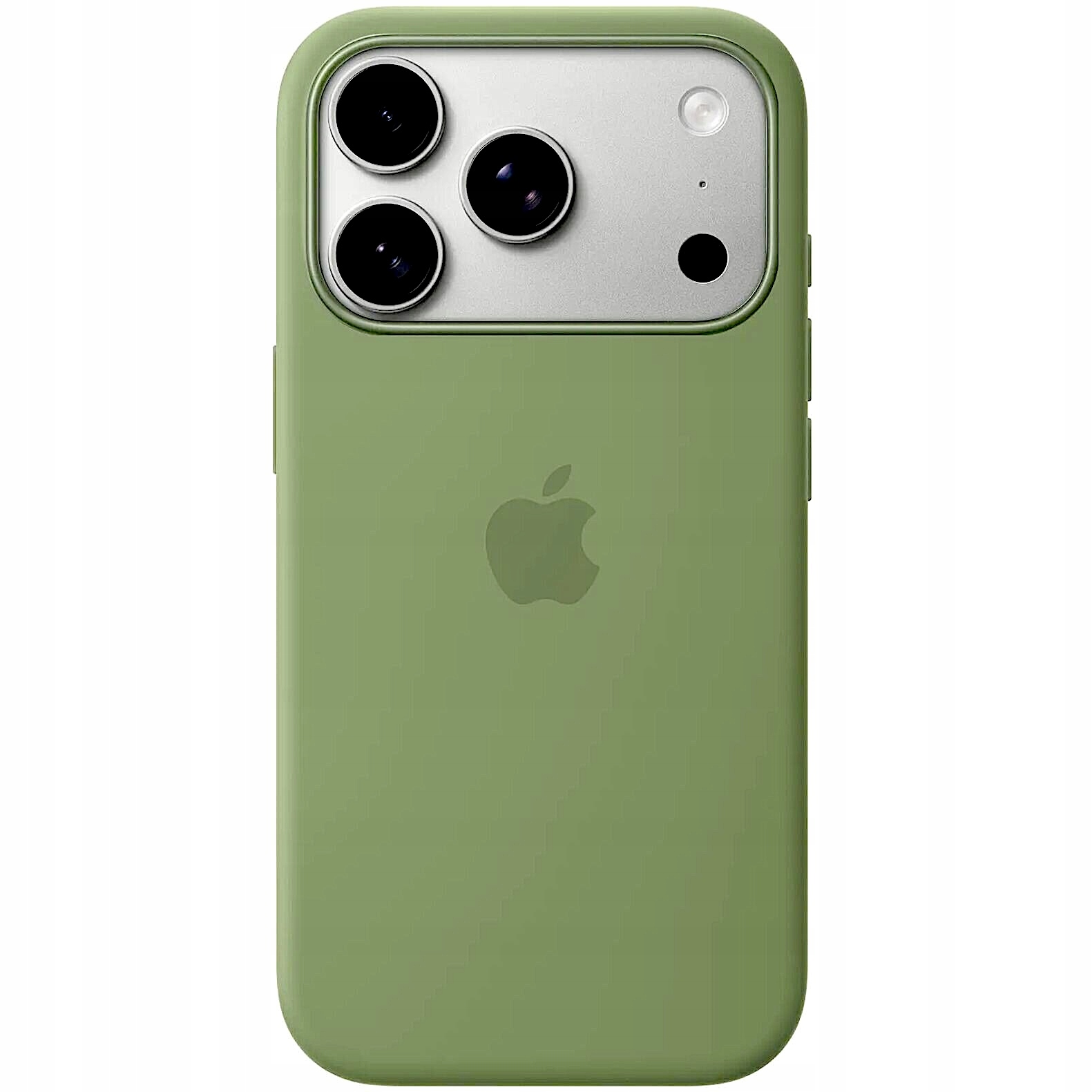 Silikonové pouzdro pro iPhone 17 Pro Max Mechový světlý Silicone Case Light Moss