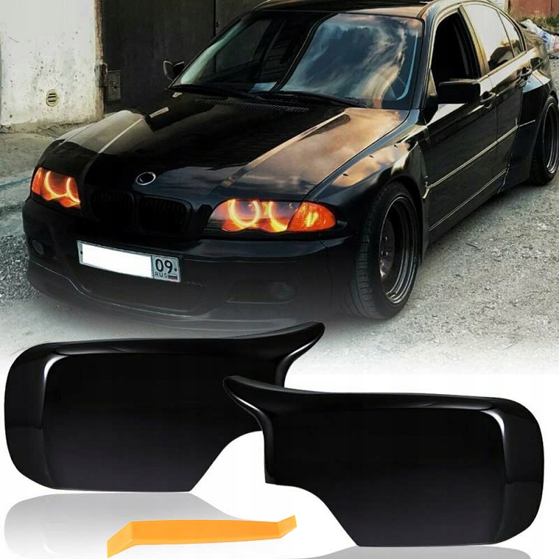 Krytky Na Zrcátka pro Bmw řady 3 E46 Limo Touring 98-05 Pouzdra Zrcátek