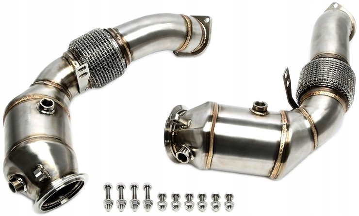 06BM025 - BMW 6 F13 650 і N63 B44 a Downpipe та TECHNIX