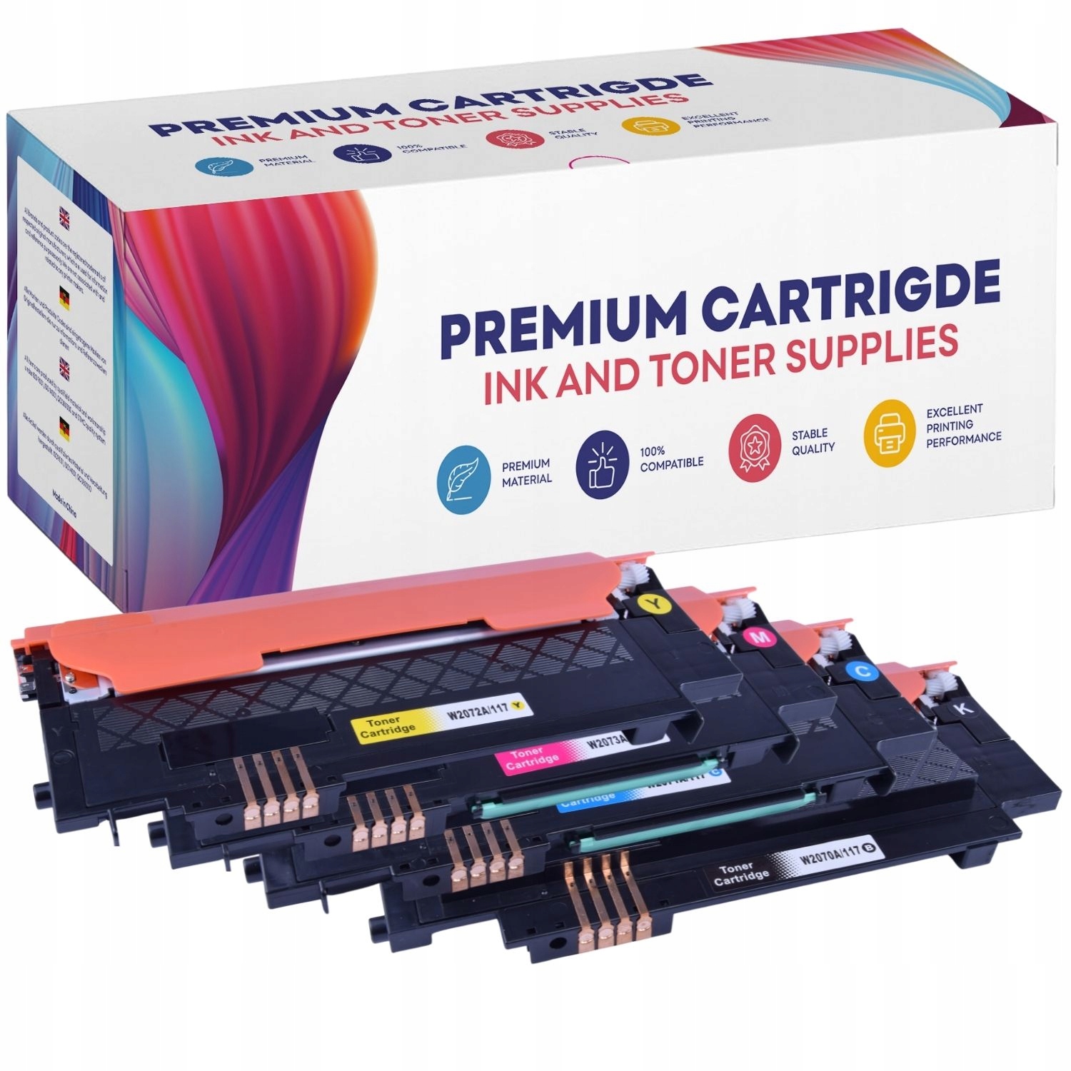 4x Toner Pro Hp 117A 150a 150nw Mfp 178nw 179fnw