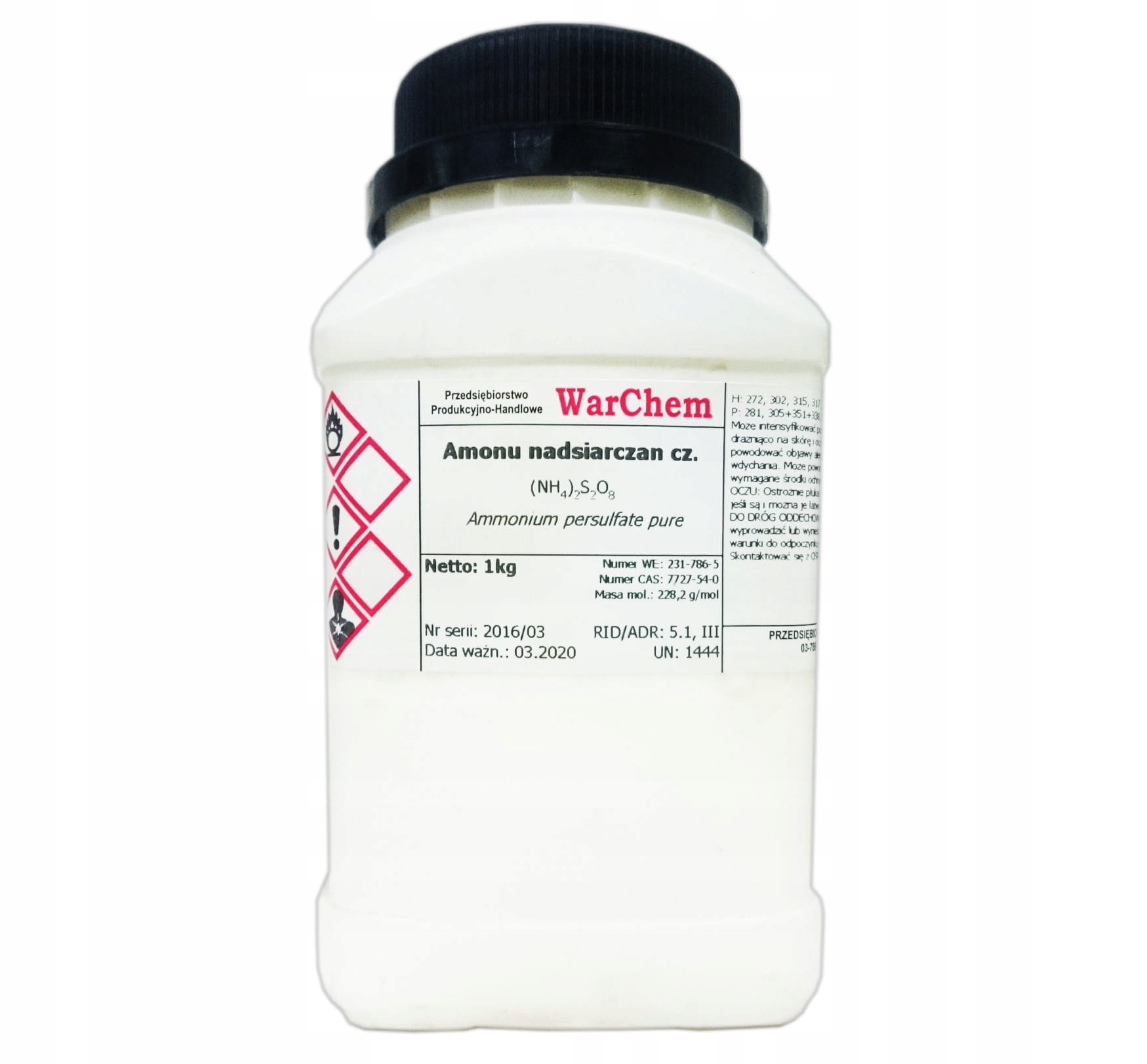 

Nadsiarczan Amonu czysty 1kg Warchem