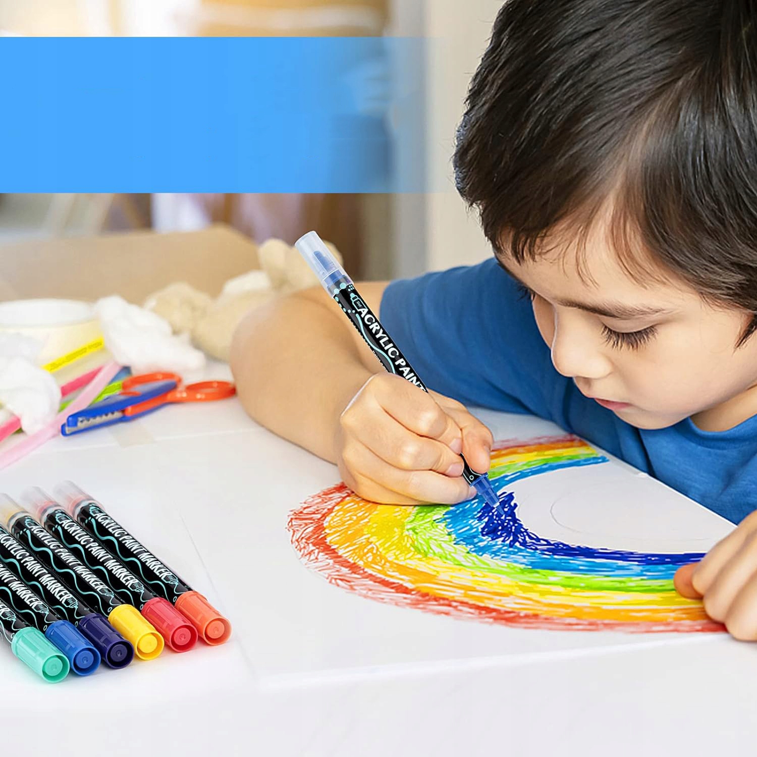 DWUSTRONNE PISAKI MARKERY AKRYLOWE FLAMASTRY MAZAKI ZESTAW 26 SZT 1MM/5MM Kod producenta dwustronne pisaki