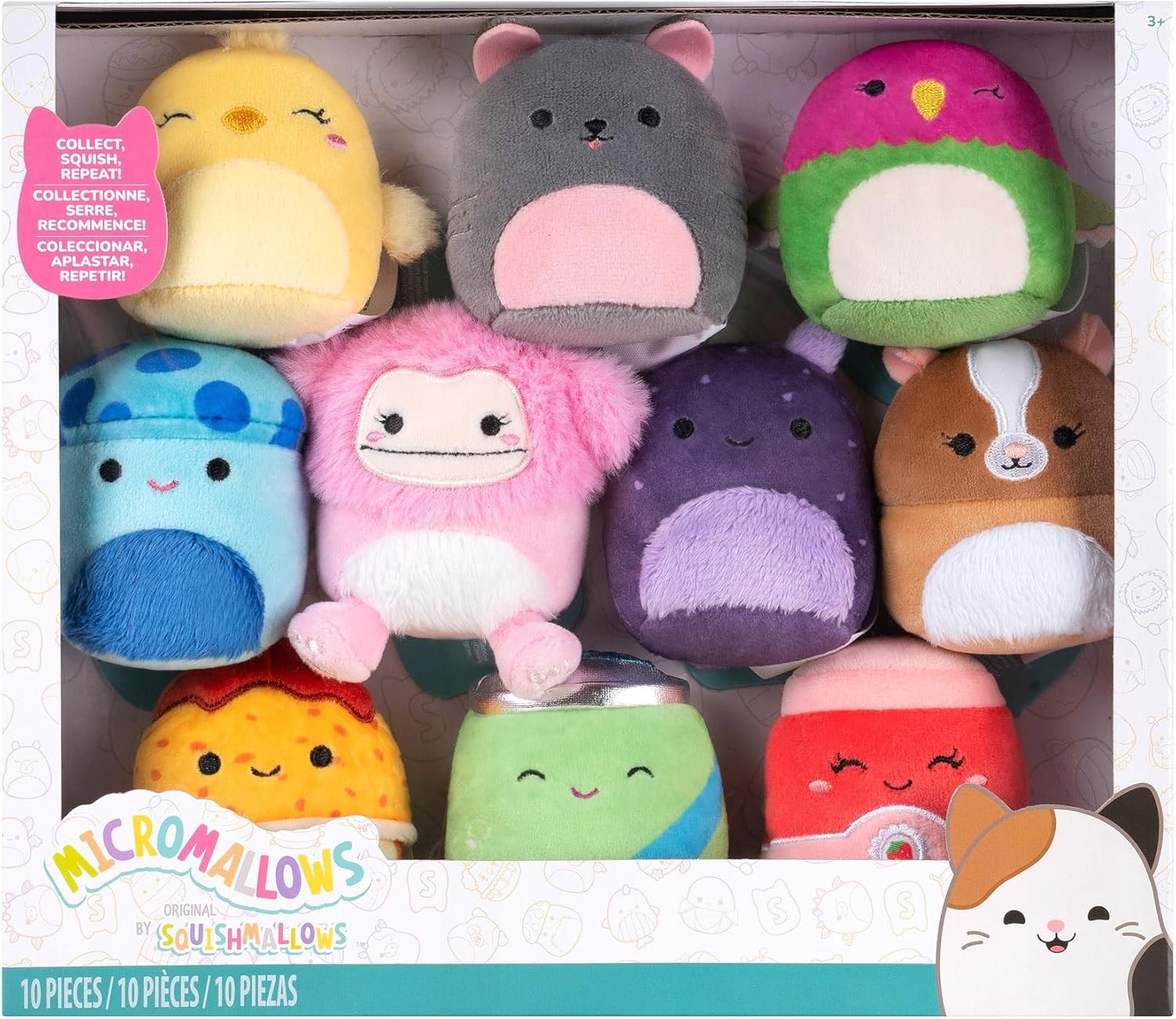 Zestaw maskotek Jazwares Micromallows Squishmallows 10 szt.