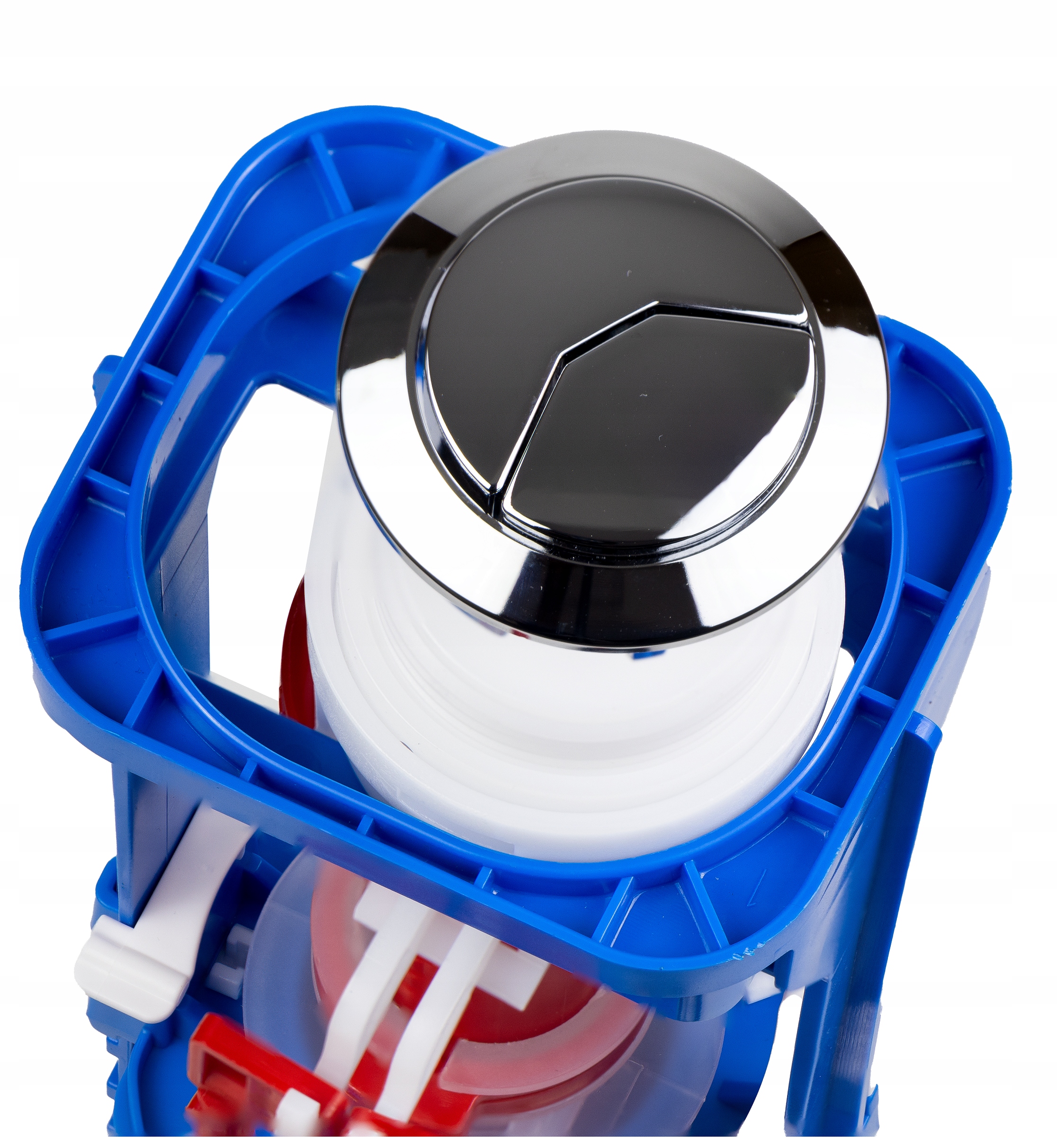 Zawór spustowy do spłuczki WC biały dwufunkcyjny 3/6L