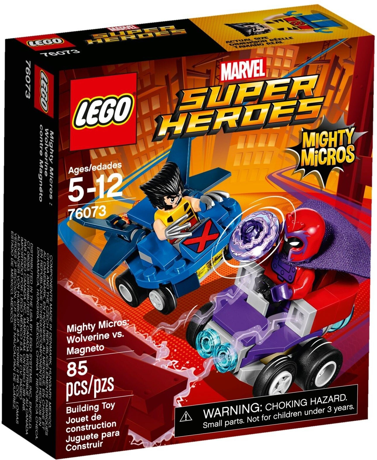Lego Heroes 76073 Wolverine versus Magneto Nové