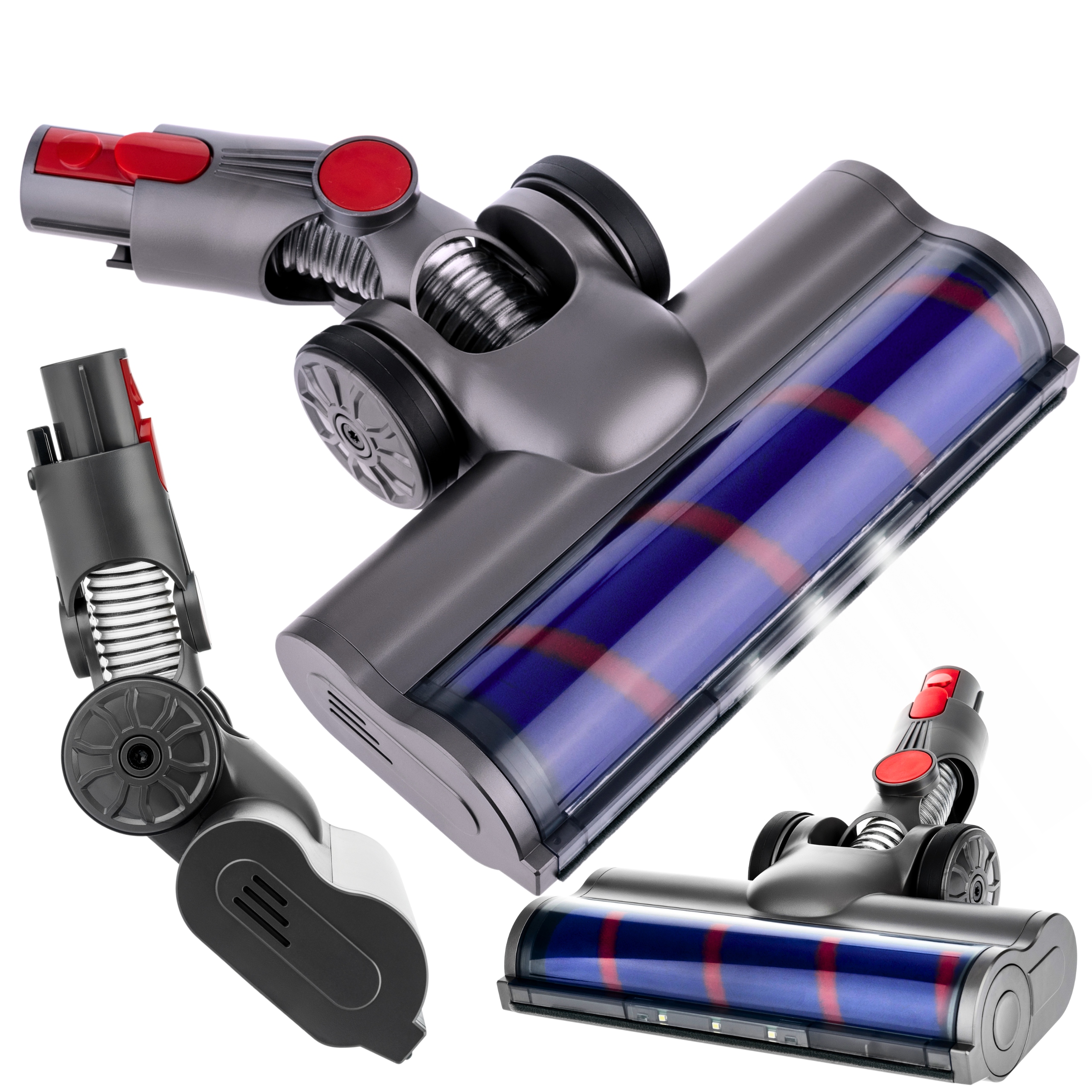 Turbo Szczotka Ssawka Obrotowa Z Led Do Odkurzacza Dyson V7 V8 V10 V11