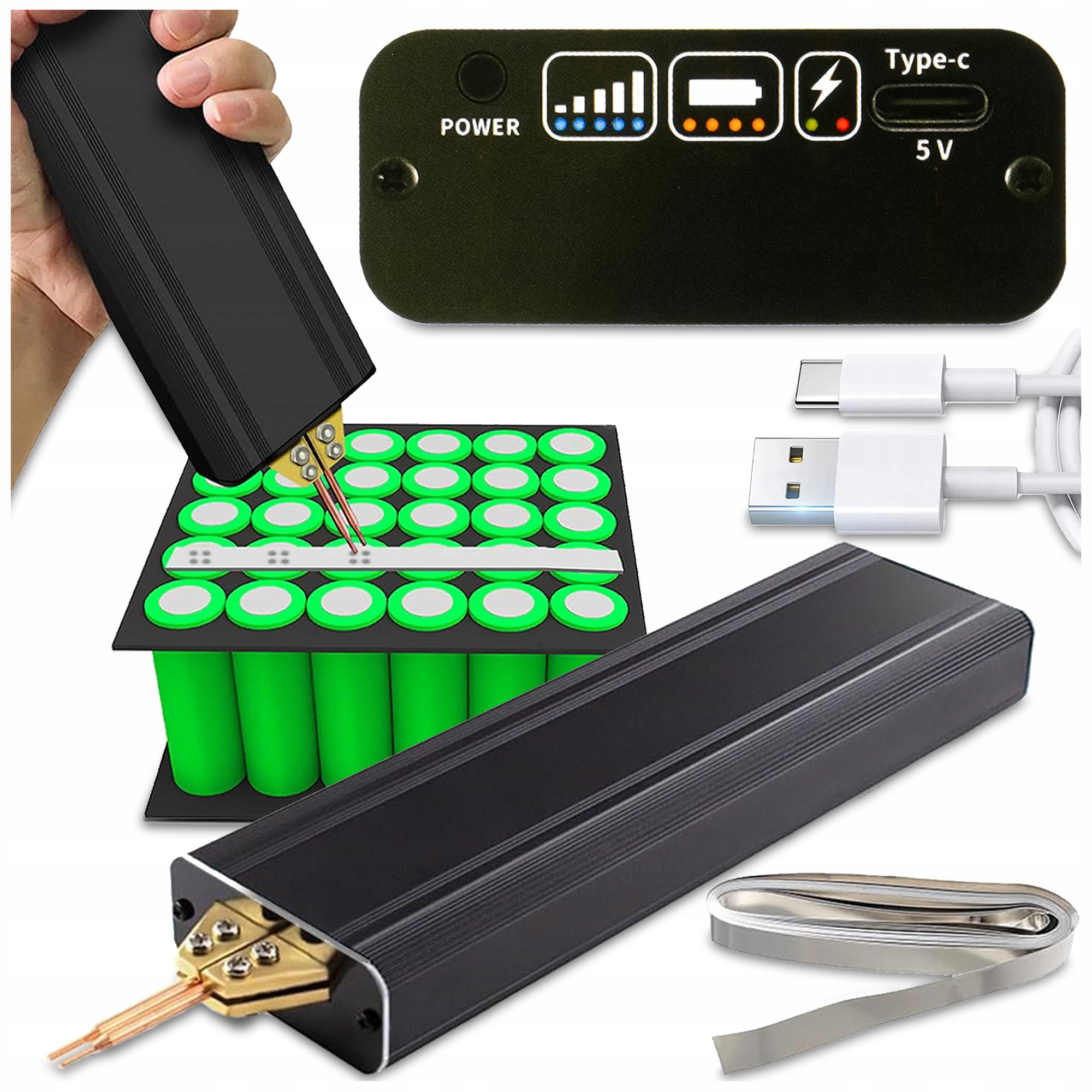 Ruční Svářečka Přenosná Bodová Svářečka S Mini 18650 5000 mAh