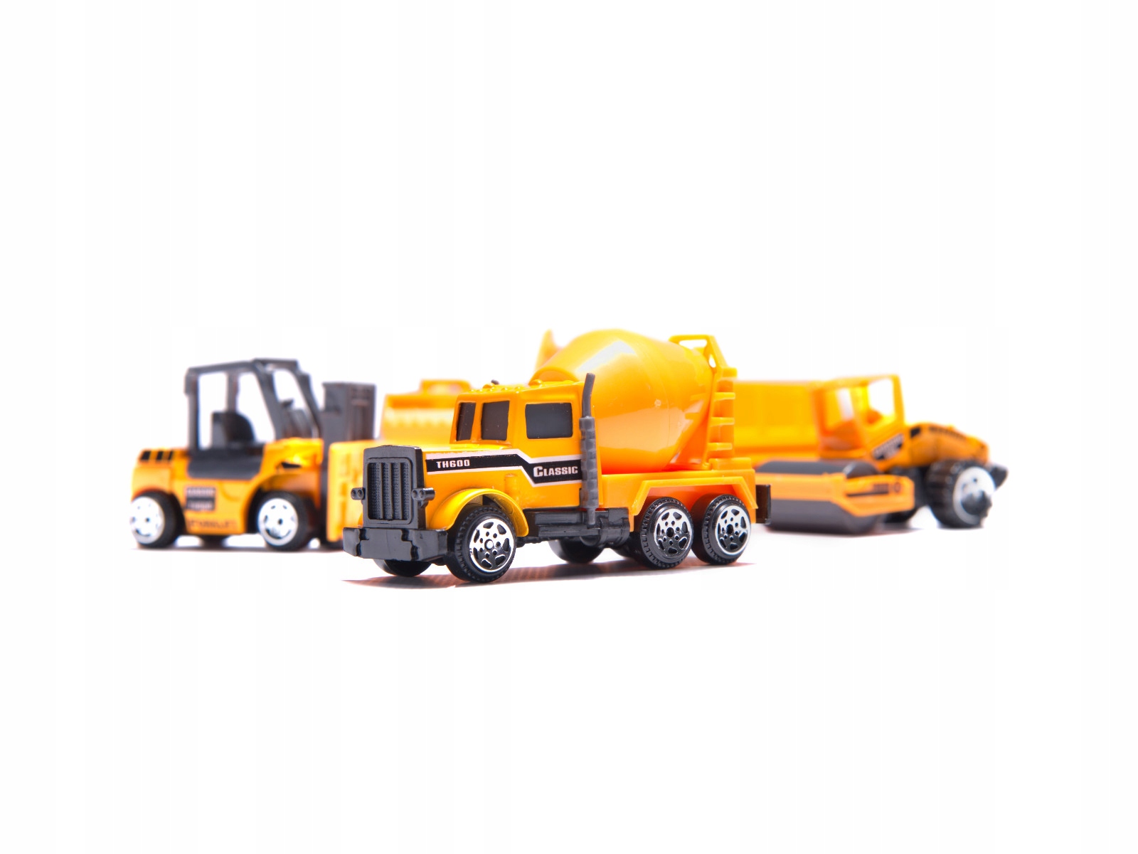 Samochód maszyny budowlane zestaw 6 szt Bohater brak