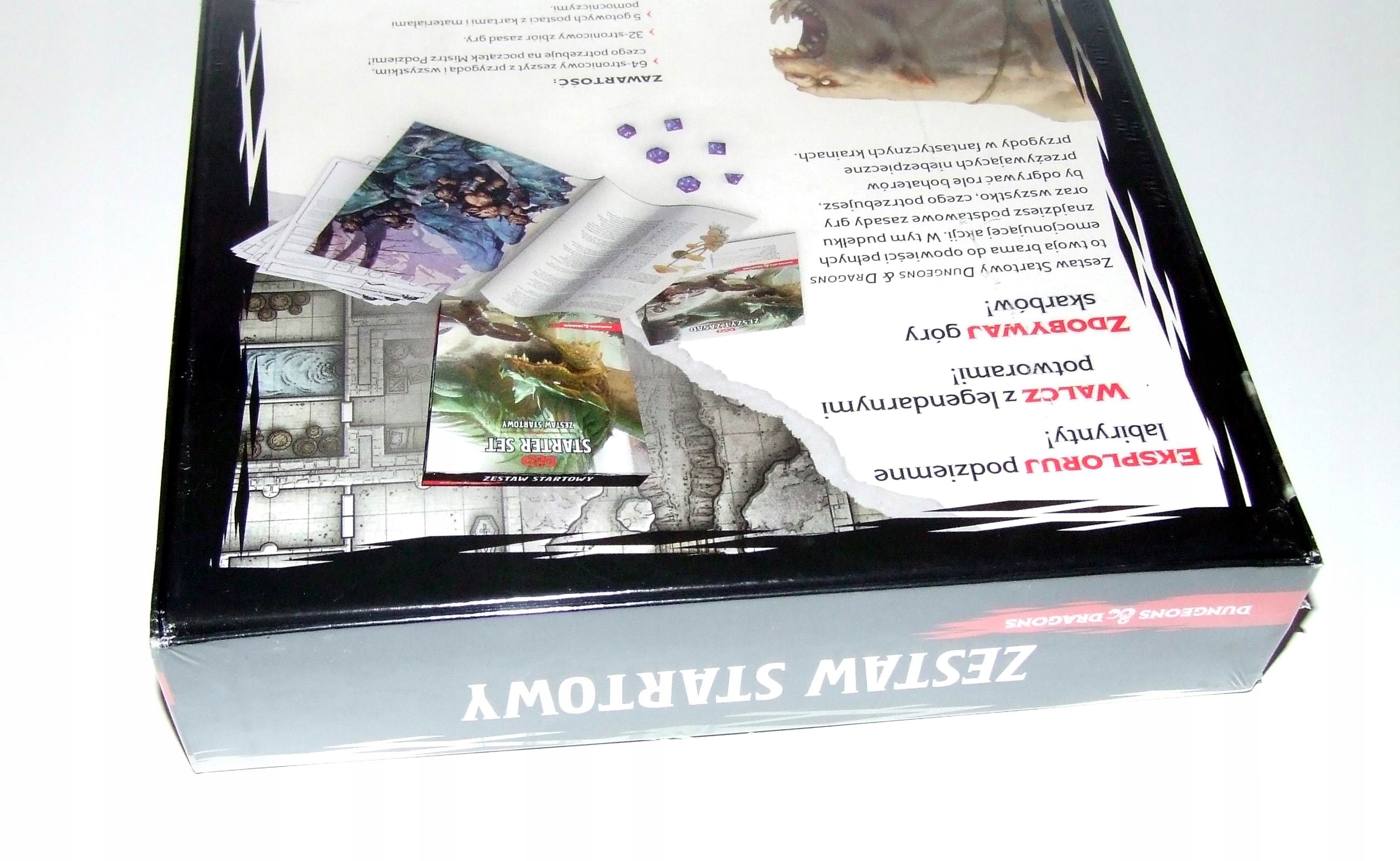 Dungeons Dragons STARTER ZESTAW STARTOWY [PL] NOWY System Dungeons and Dragons