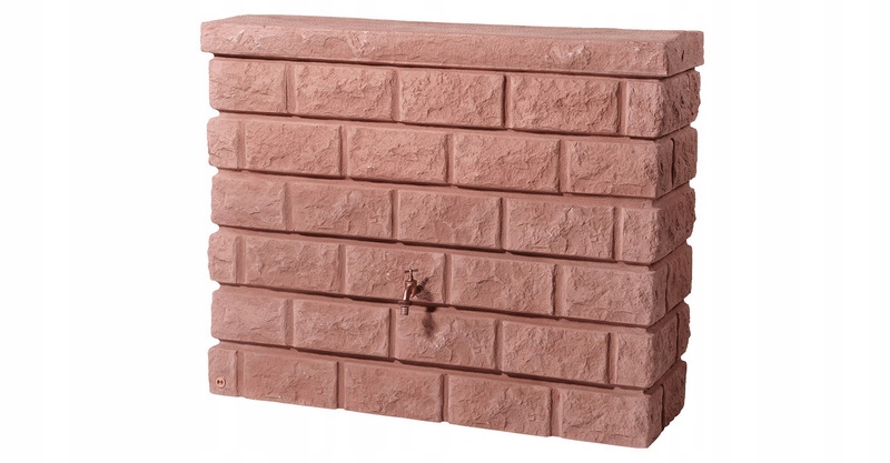 Zbiornik na wodę deszczową Rocky 400l czerwony