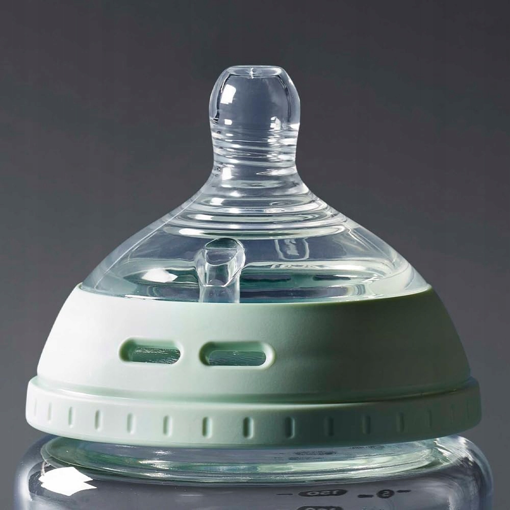 TOMMEE TIPPEE Butelka Szklana Antykolkowa 250ml Smoczek Naturalny — miniatura 5