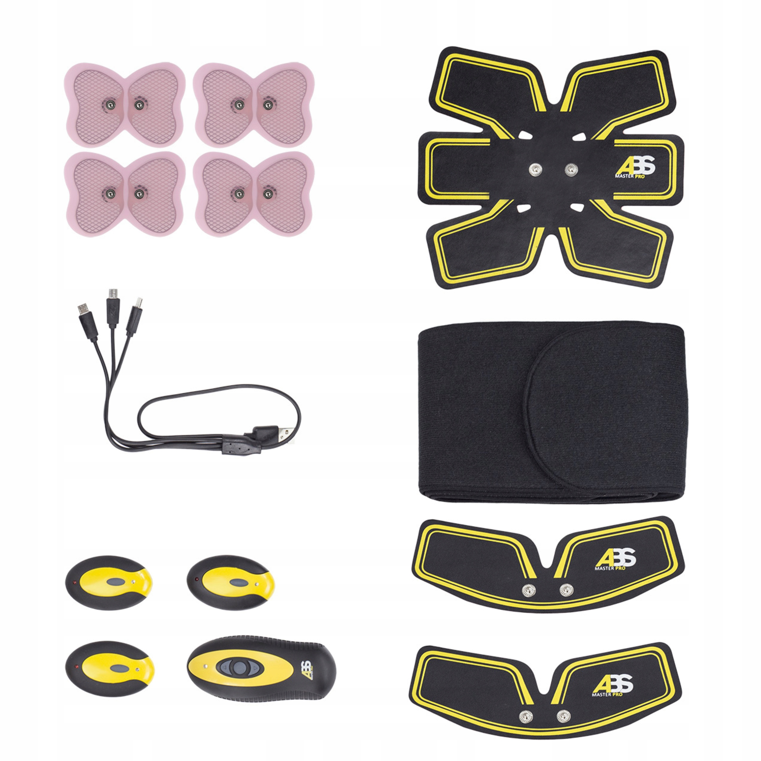 Sada pro cvičení břicha Elektrostimulátor Ems Hms Abs Master Pro Pas