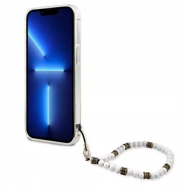 Etui Guess White Pearl na iPhone 13 przezroczyste Guess