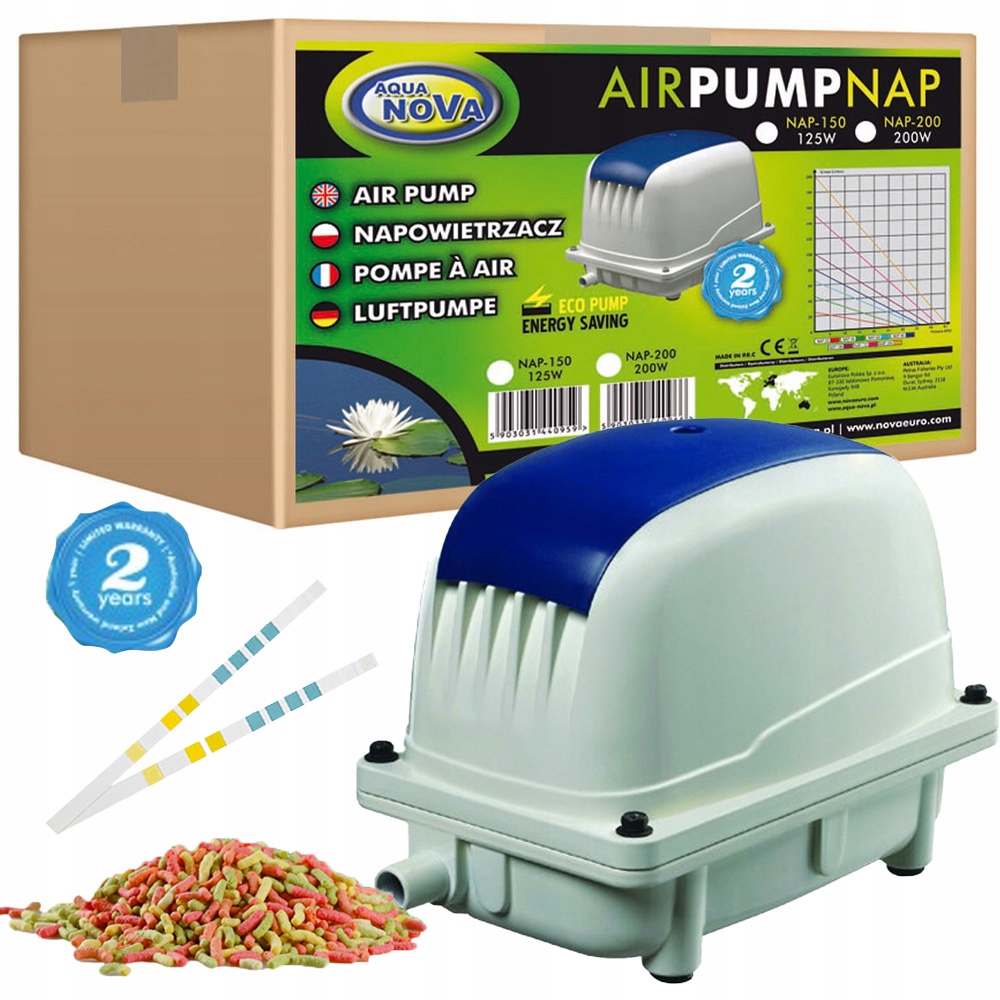 Napowietrzacz Pompa Do Oczka Wodnego Aqua Nova NAP-200 12000 L/h