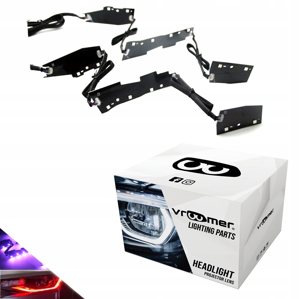 VR-M101088MA - DRL динамические RGB огни CHEVROLET CAMARO