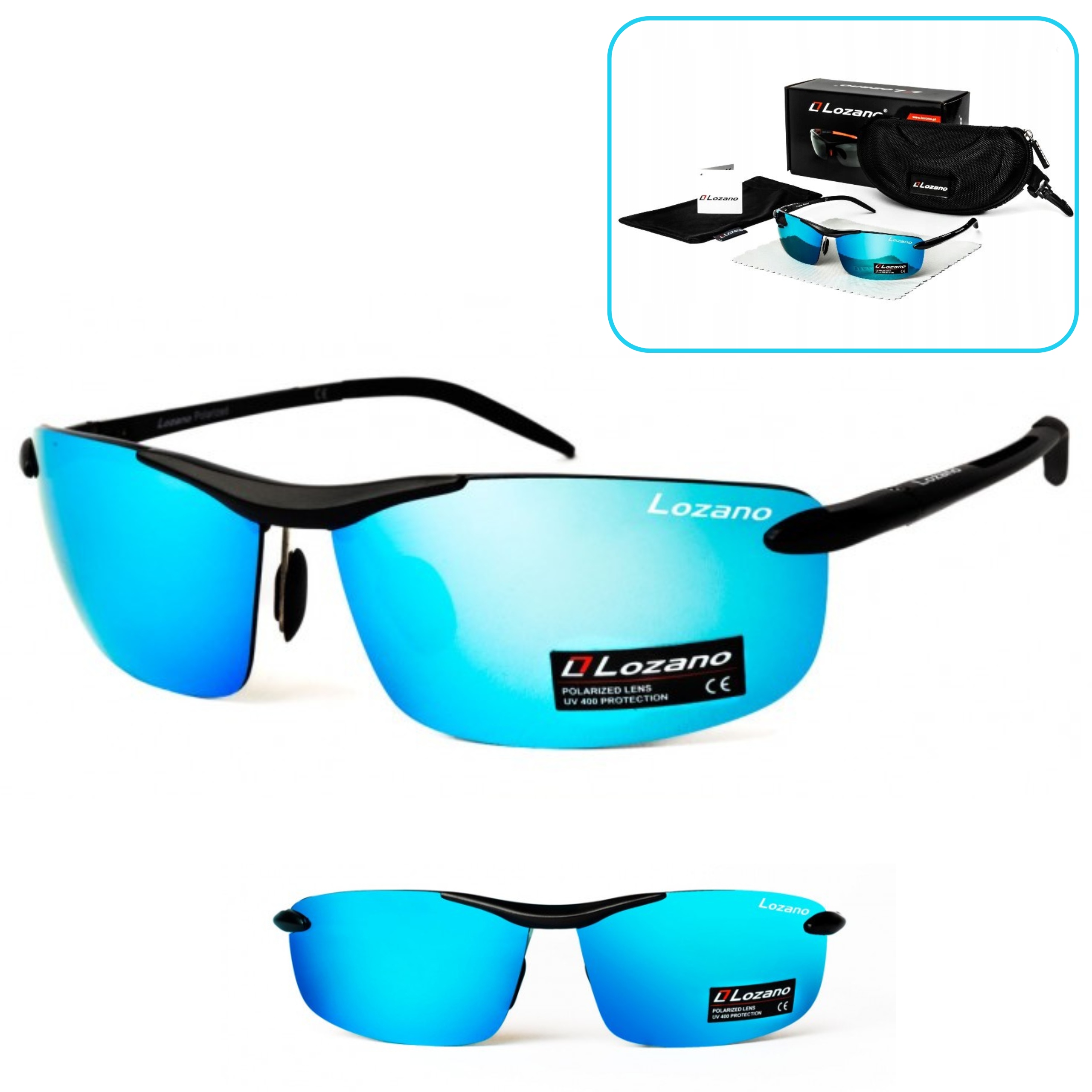 Polarizační Cyklistické Brýle Pro Muže Lozano – Zrcadlovky Na Kolo