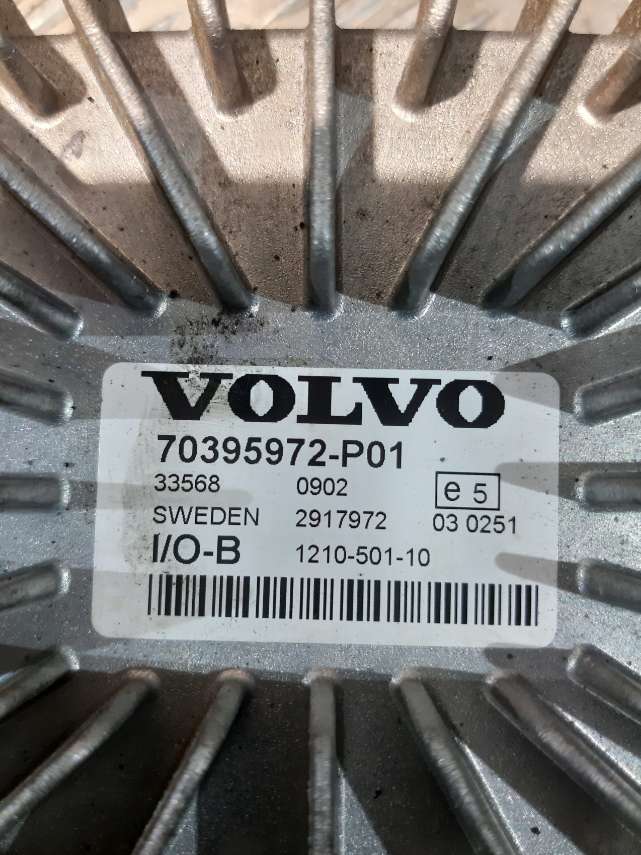 control unit JEDNOSTKA STERUJACA VOLVO 70395972-P01