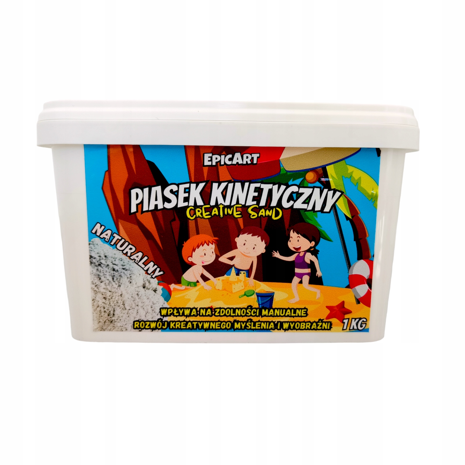 

Piasek kinetyczny Creative Sand 1 kg Naturalny