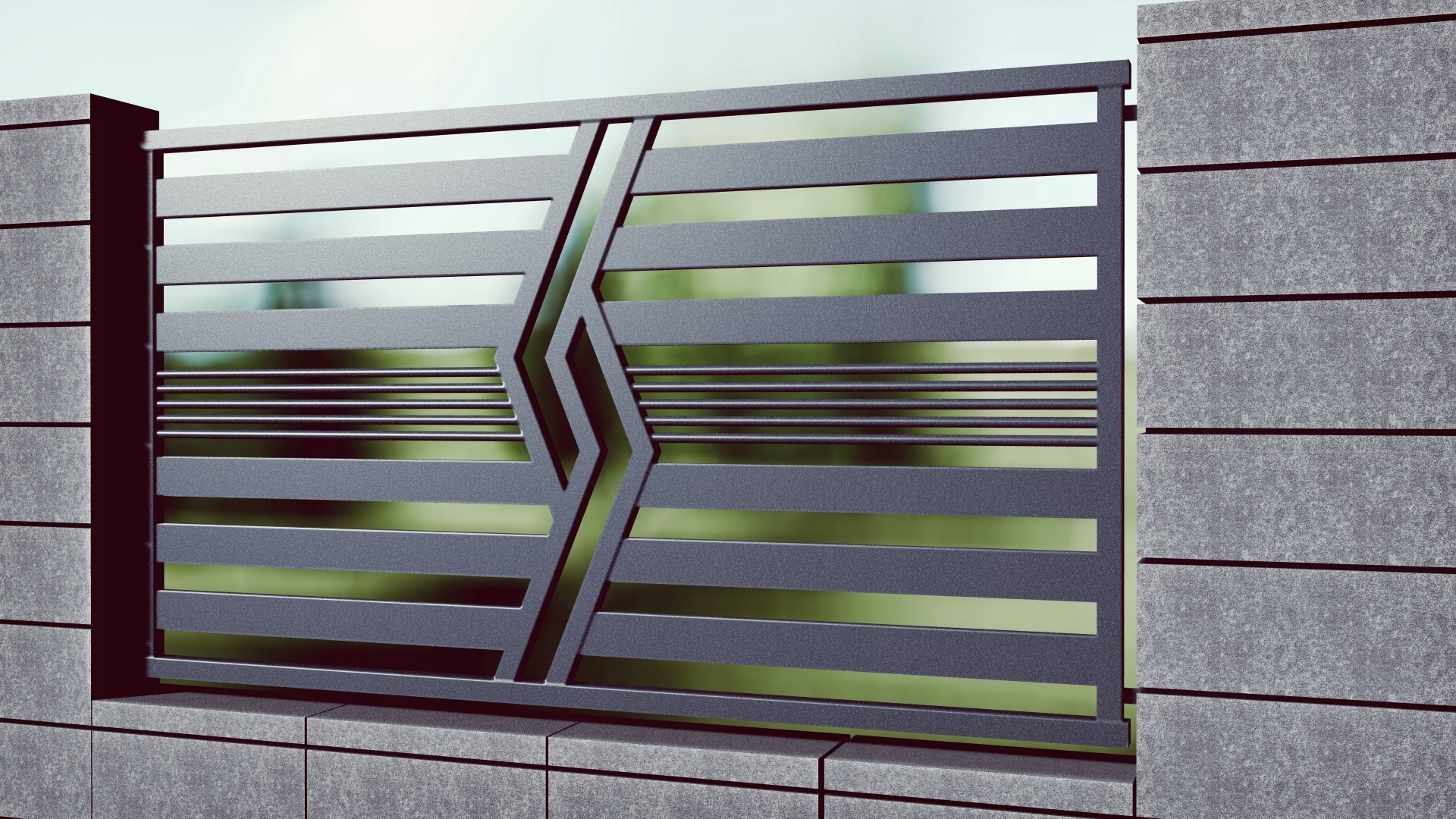 ogrodzenie przęsło panelowe płot metalowy Gobe Maksymalna wysokość elementu 175 cm