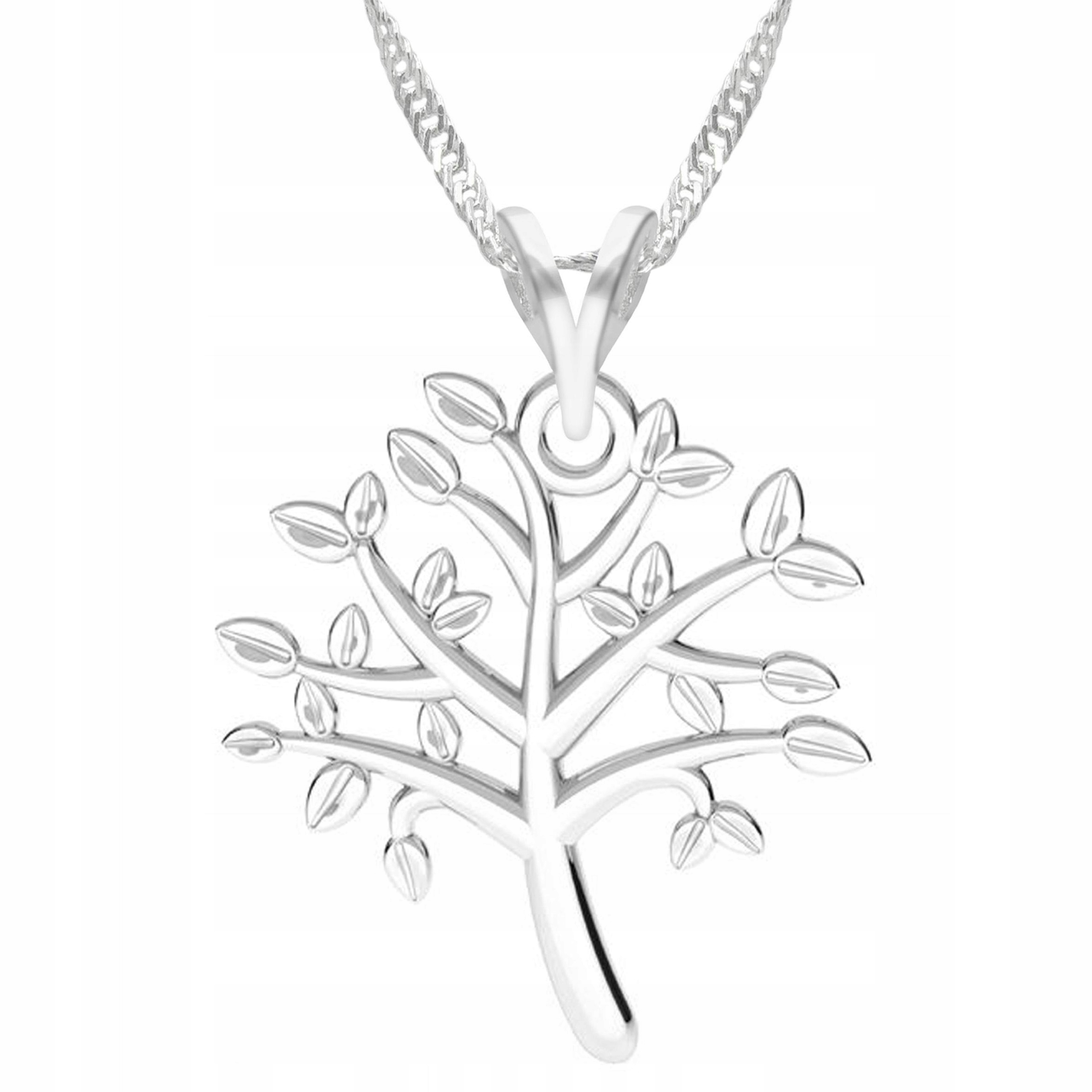 Stříbrný náhrdelník s stromem života Tree Život Strom Stříbro 925