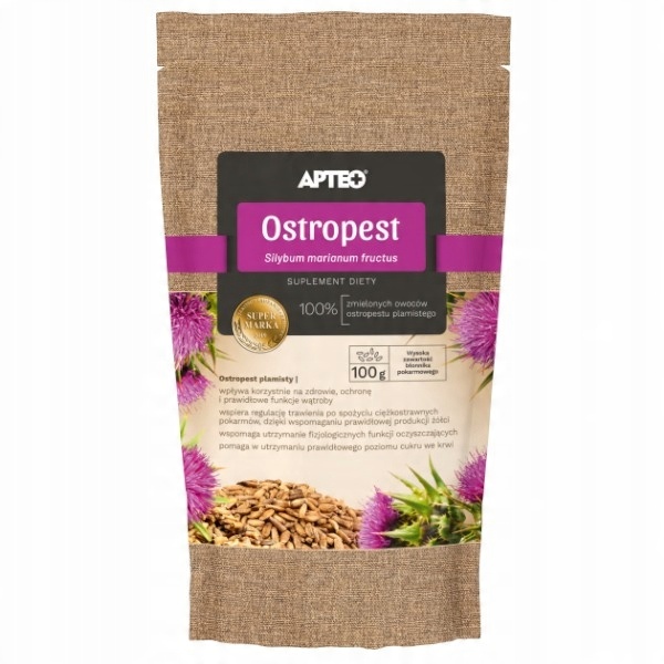 

Apteo Ostropest plamisty mielony 100g Wątroba