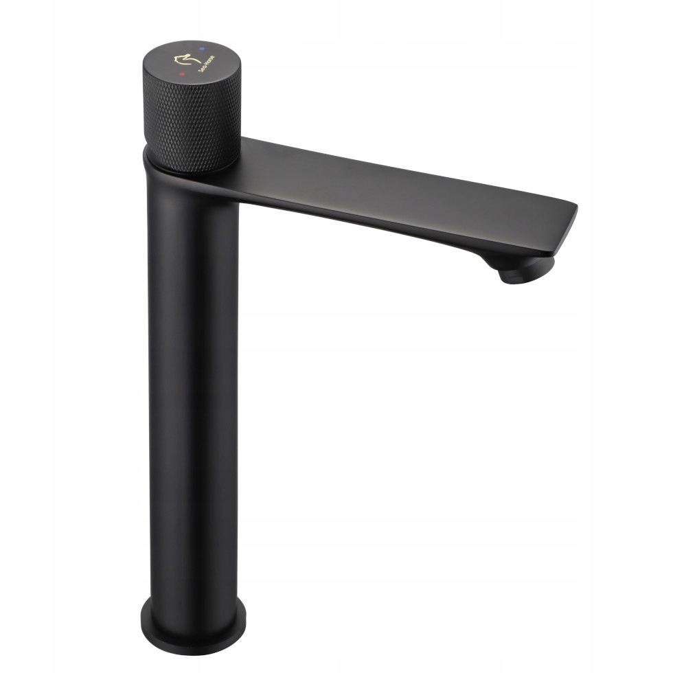 Vysoká Umývadlová Batéria Sea Horse Sovo Čierna