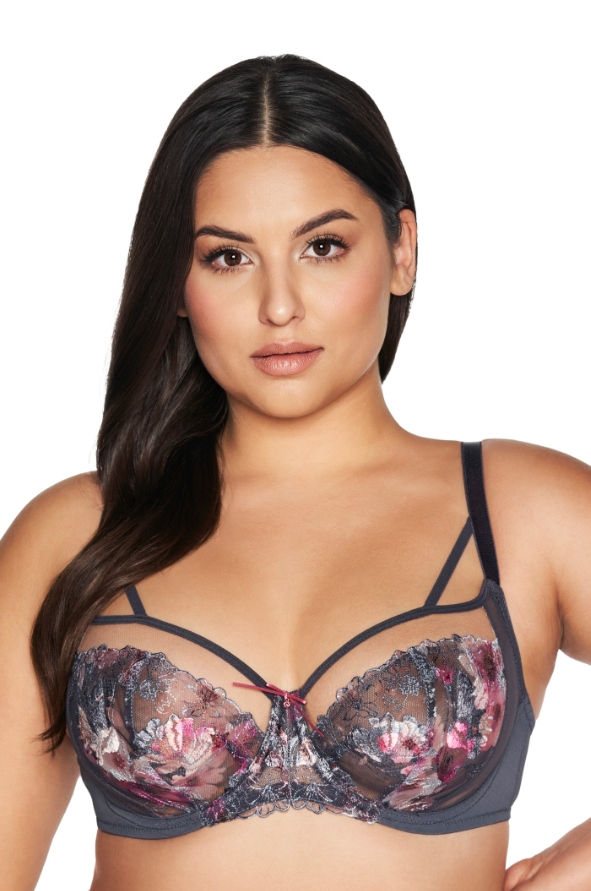 Ava Podprsenka 2123 Romance Gray Sss Soft/měkká Side Support 90E