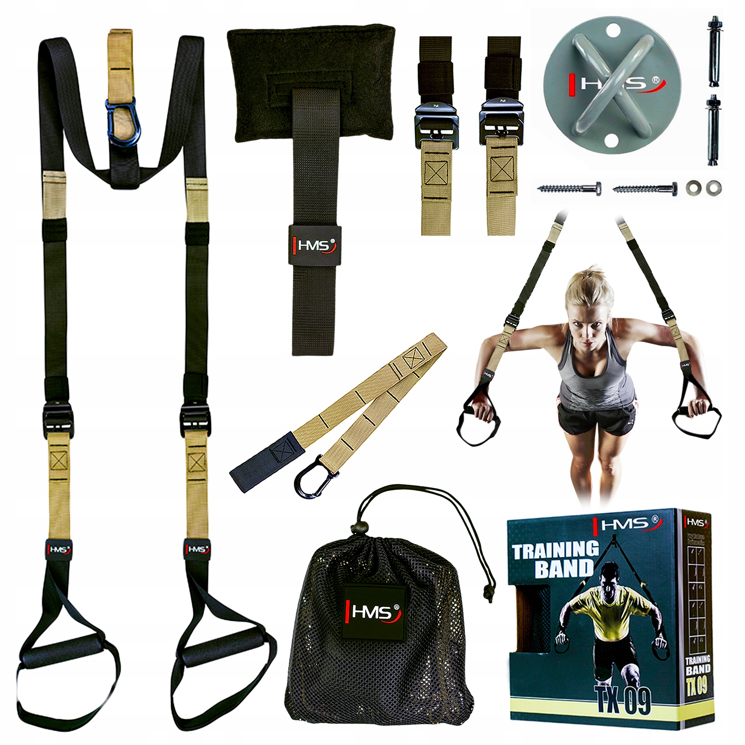 

Pasy Trx Do Ćwiczeń Crossfit Uchwyt Na Sufit Hms