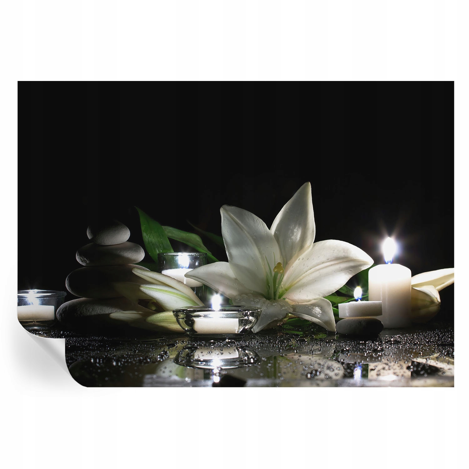 Samolepiaca fototapeta na stenu 3D Loft Relaxačná scéna 208x146 cm