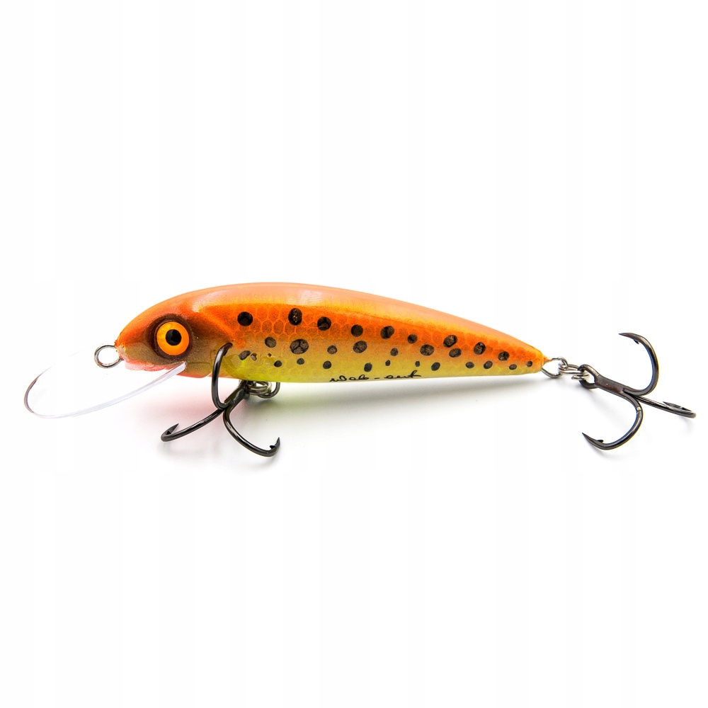 Wobler trociowy Kiełb rękodzieło Dr XL 7,5cm 9g Masacre Orange