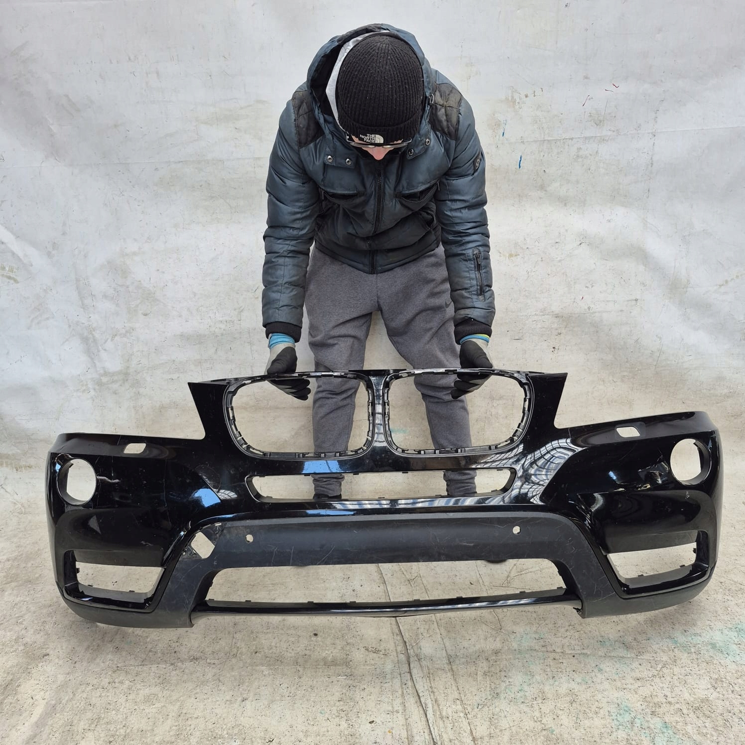 BMW X3 F25 10-14 bumper front front washer PDC