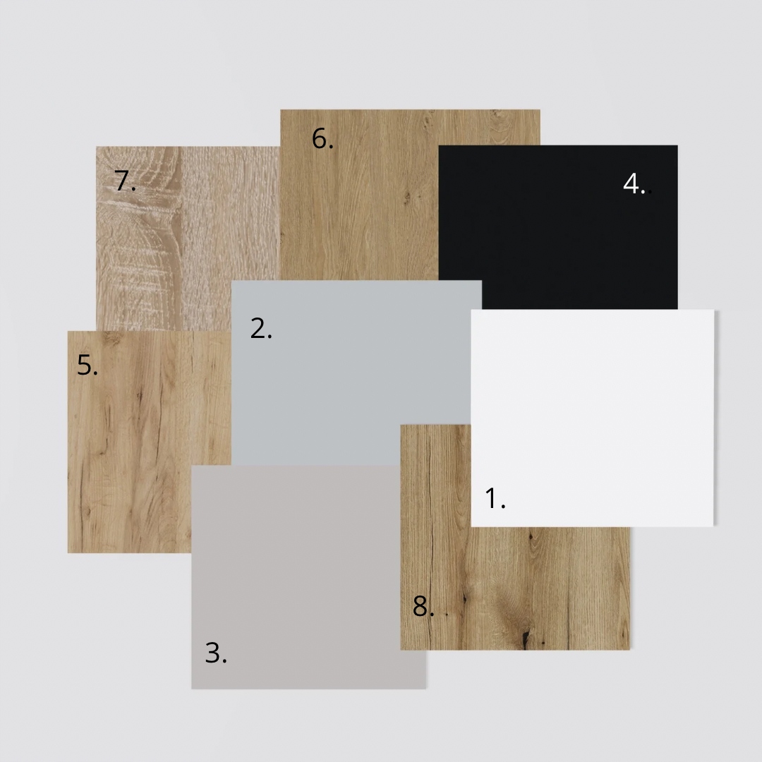 Funkcjonalne Biurko komputerowe z 3 szufladami Białe prawe 96x75x50 Wysokość mebla 77 cm