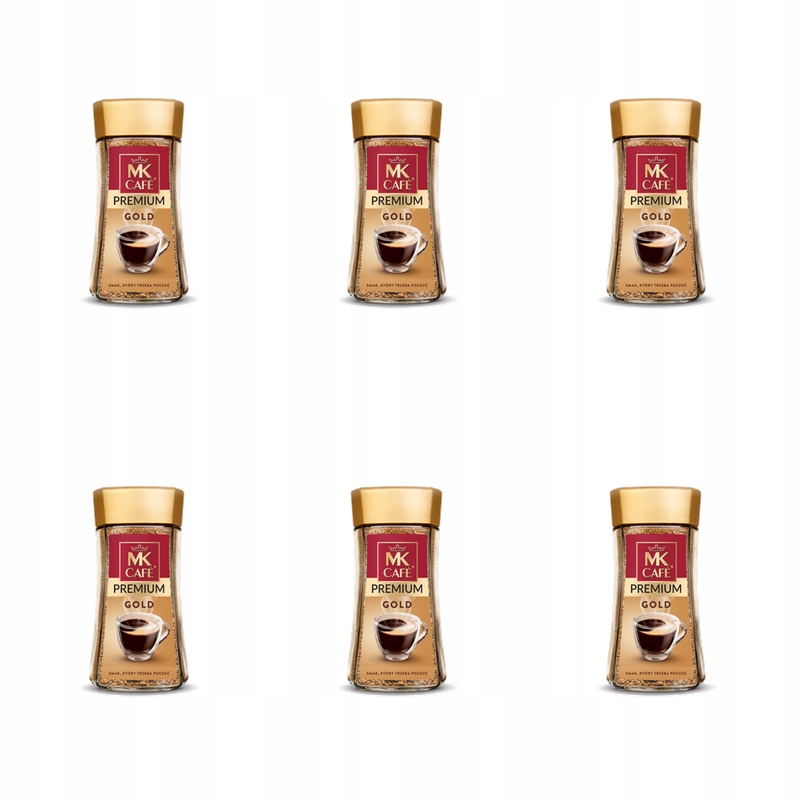 Mk Cafe Premium Gold 75g kawa rozpuszczalna X6