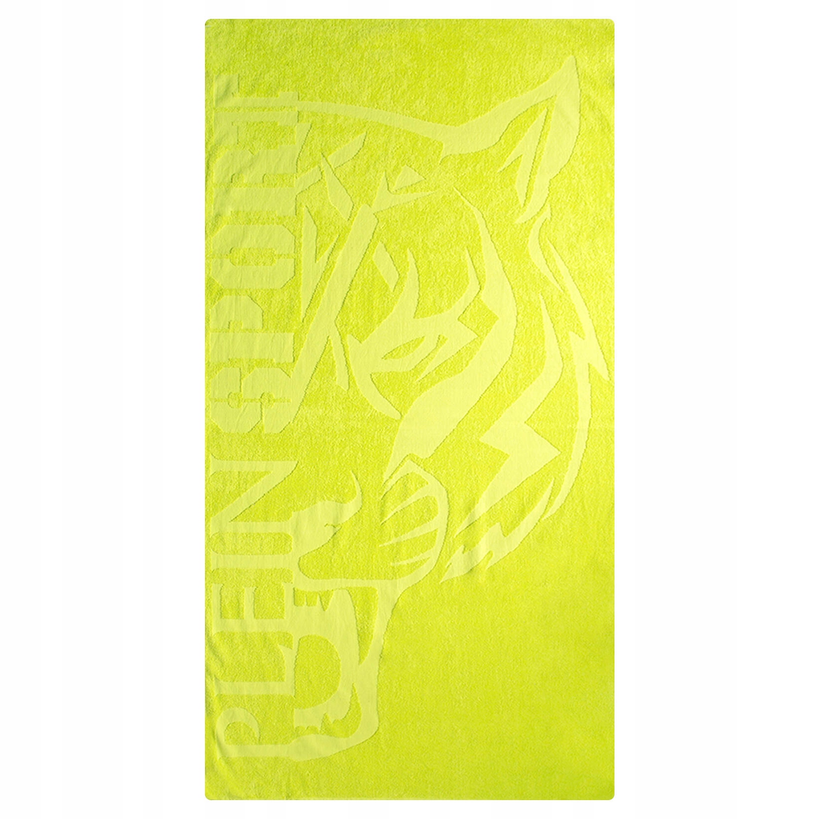 Plážový ručník Plein Sport Pada UAT0019 žlutý, velký 90 x 170 cm