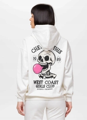 Mikina Pit Bull S Kapucí Chew On This off white