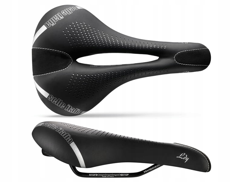 Siodło Selle Italia Lady Gel Flow S (id match S2) Manganese Tube 7, fibra