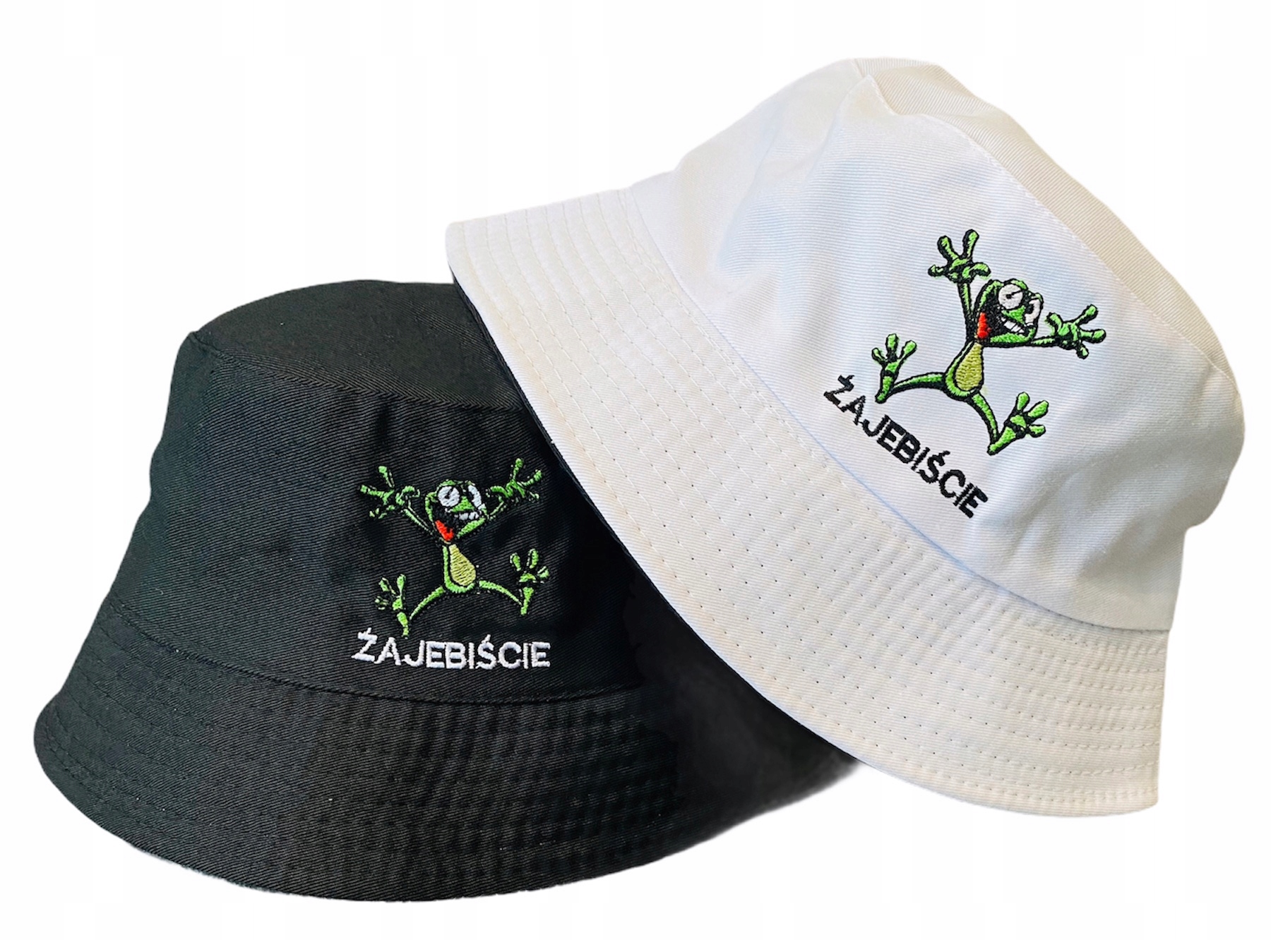 

Kapelusz Bucket Hat dwustronny rybacki Żaba