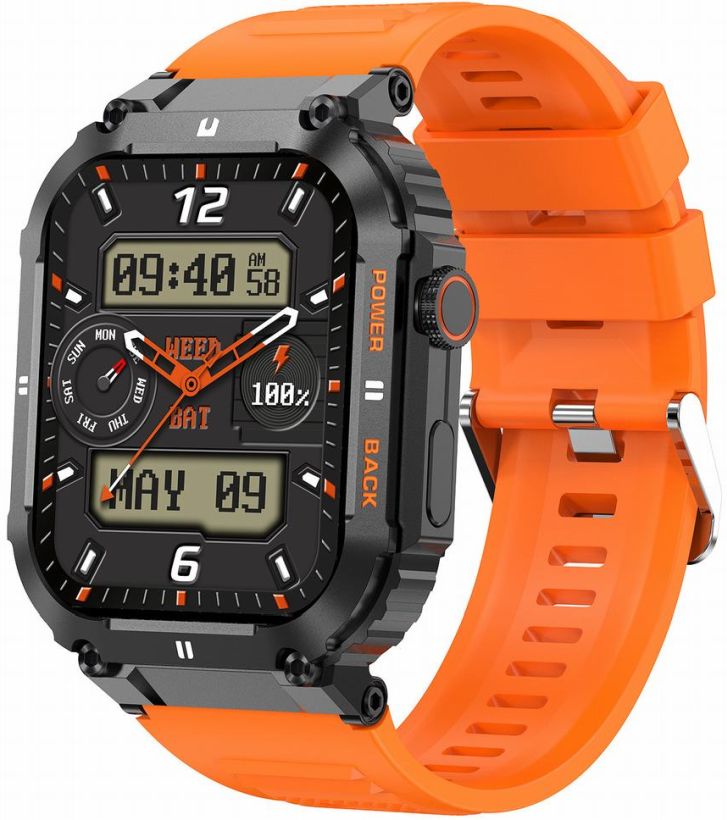 Mládežnícky Smartwatch Gravity GT6-3 S Rozhovormi Sensory Sms Insta Menu Pl