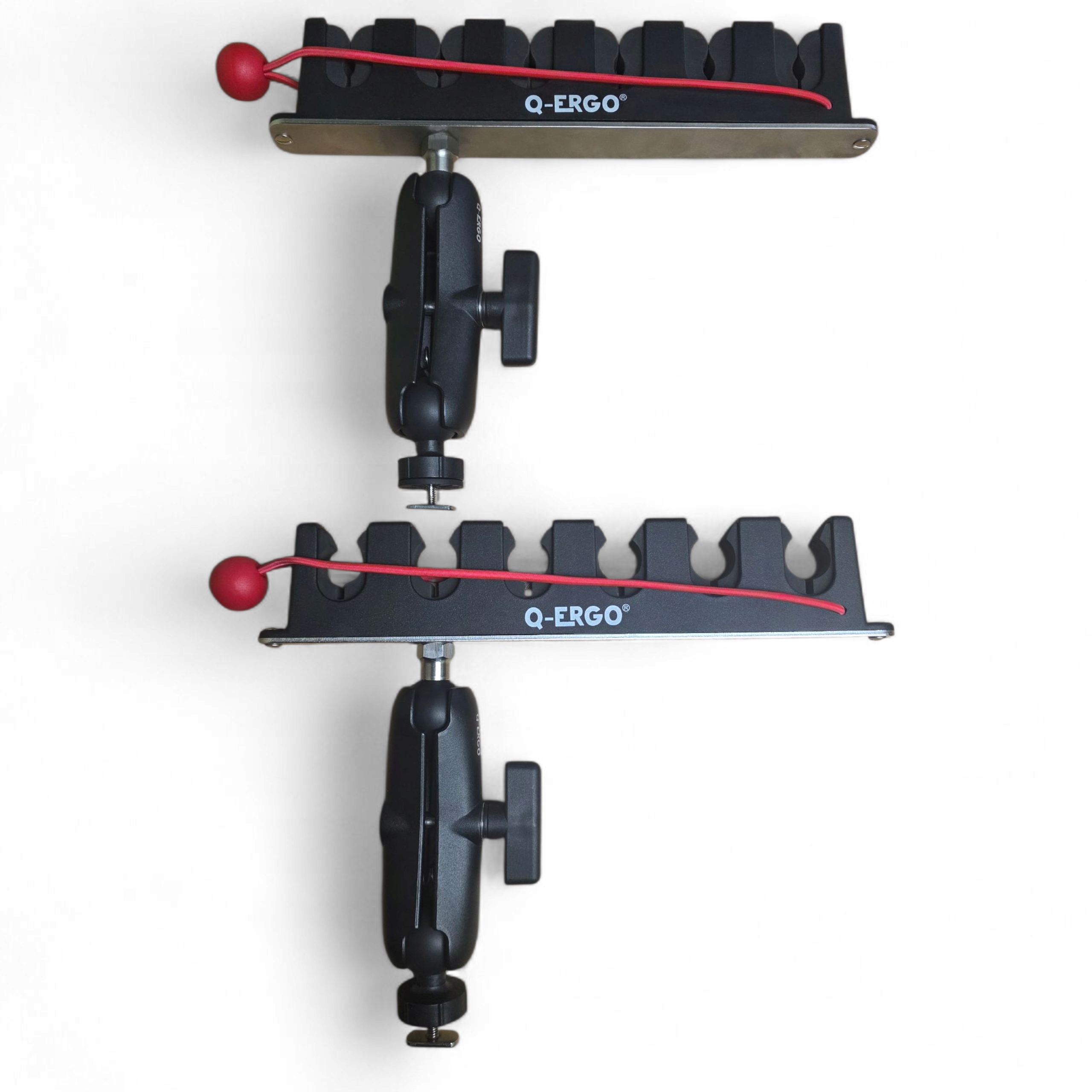 Uchwyty Grzebienie Na Wędki Duże 1,5"15CM Do Łodzi Pontonu Montaż Do Szyny