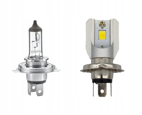 

Żarówka Led Skuter Motocykl H4 HS1 1600 LM 6000K