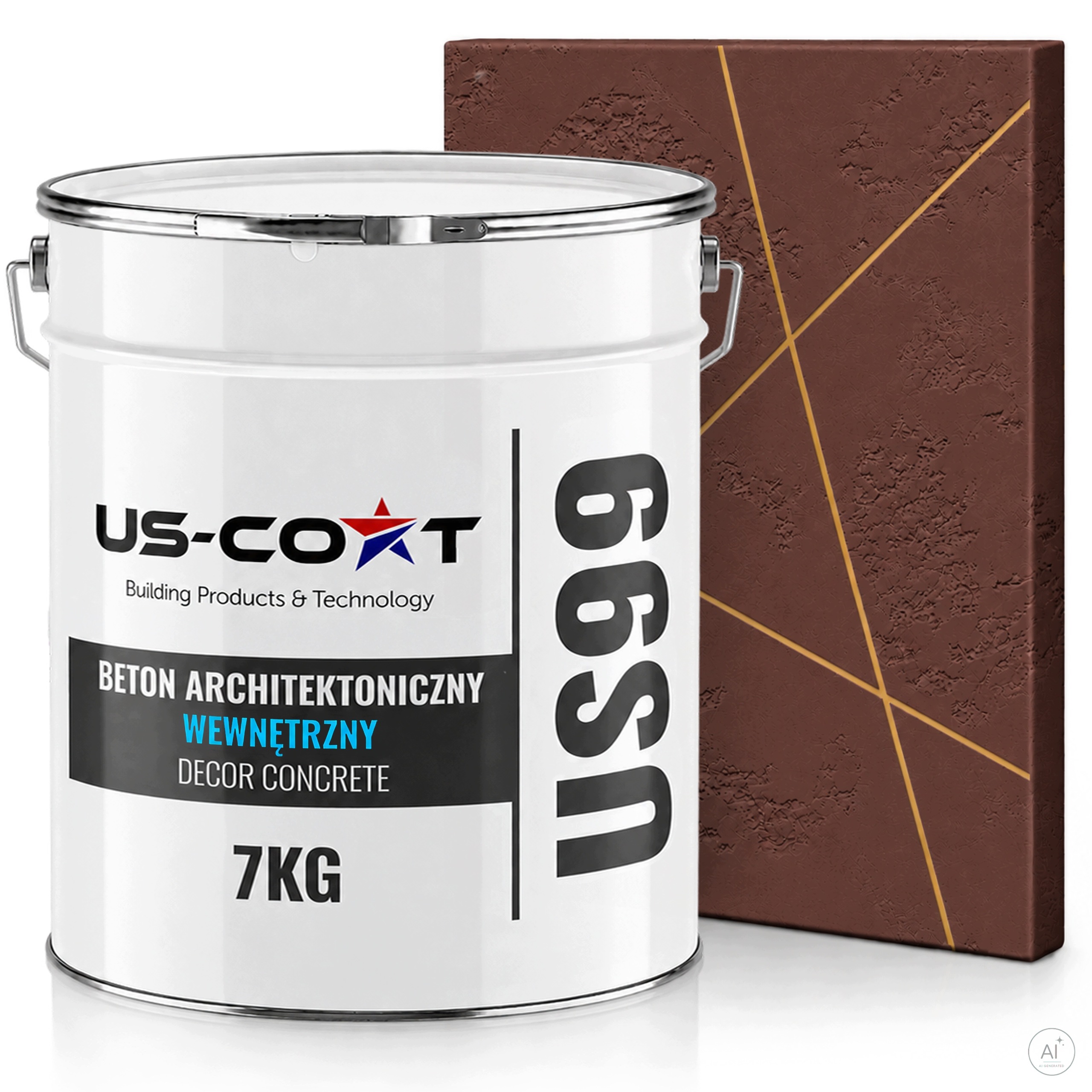 Vnitřní Architektonický Beton Barva Stará Cihla F326 5m2 7kg Omítka Zeď