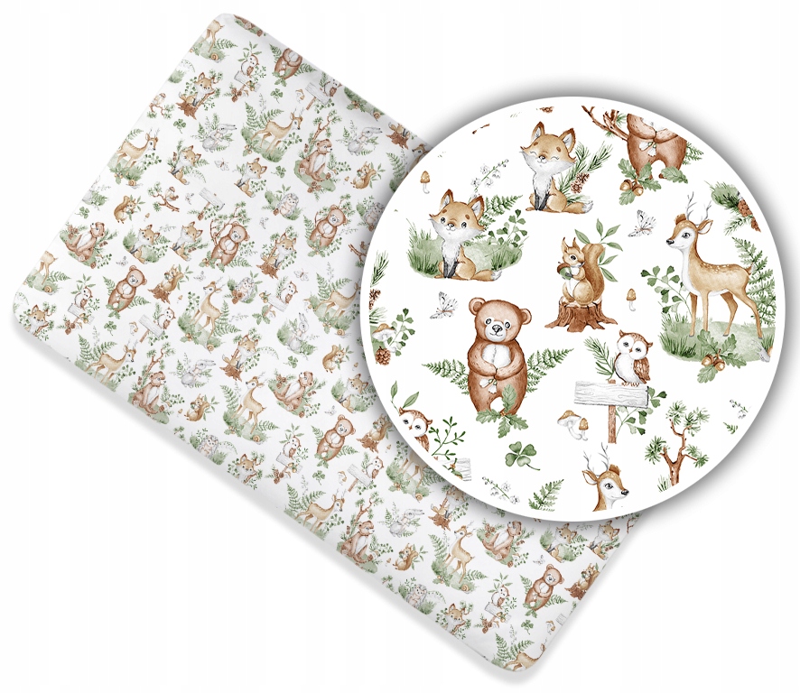 PRZEŚCIERADŁO BAWEŁNIANE DO ŁÓŻECZKA 160x80 WZORY!