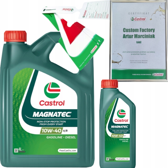 Castrol Magnatec 10W40 A/b 5L Vw 501 01 505 00 Zawieszka
