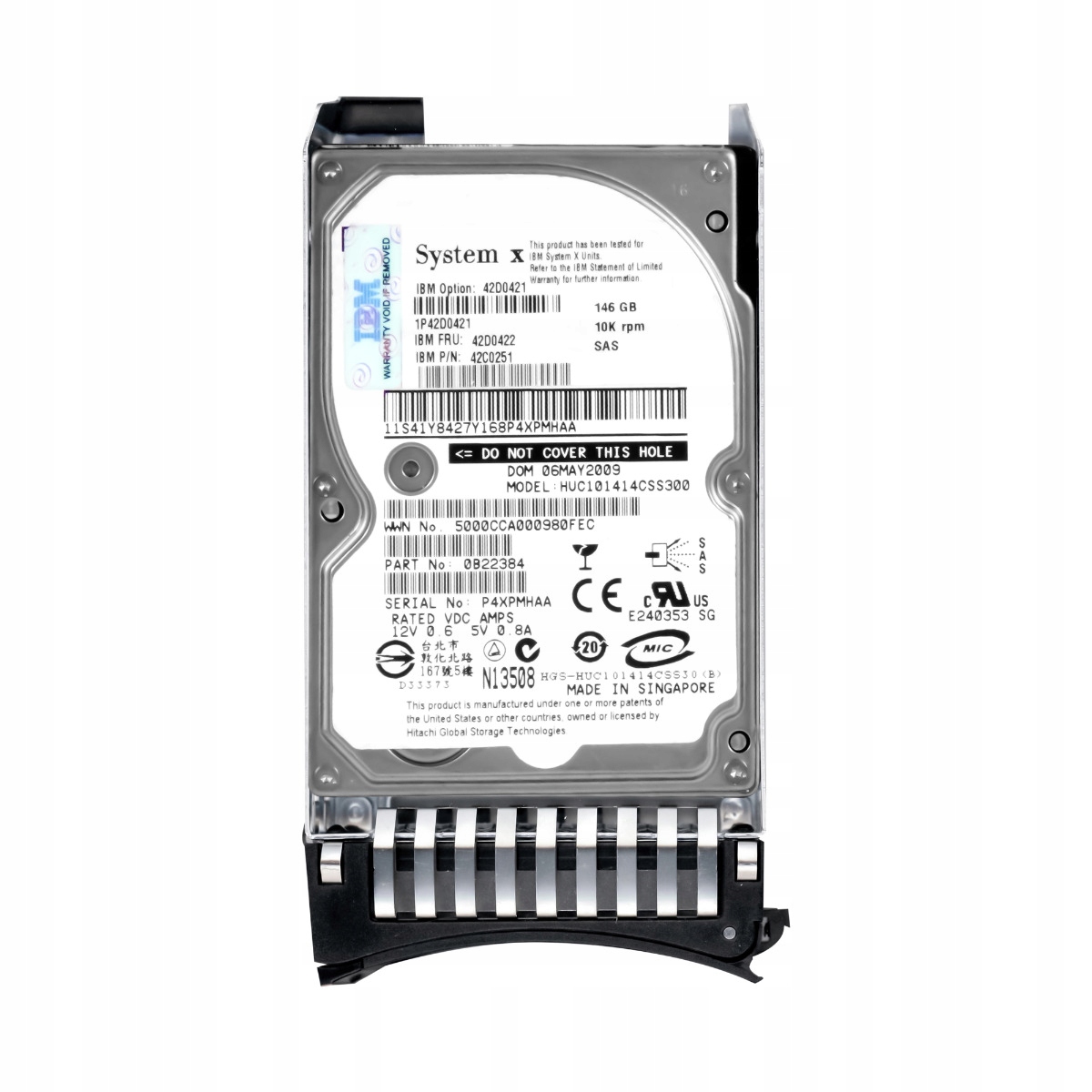 Ibm 42D0422 42C0251 146GB 10K Sas 2.5'' HUC101414CSS300