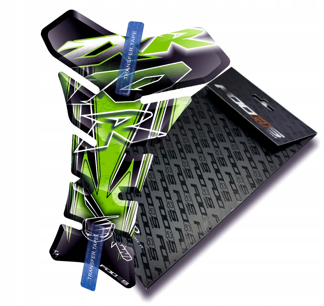 Tank-pad od firmy Fooqs pro Kawasaki ZX-10-R Zelený