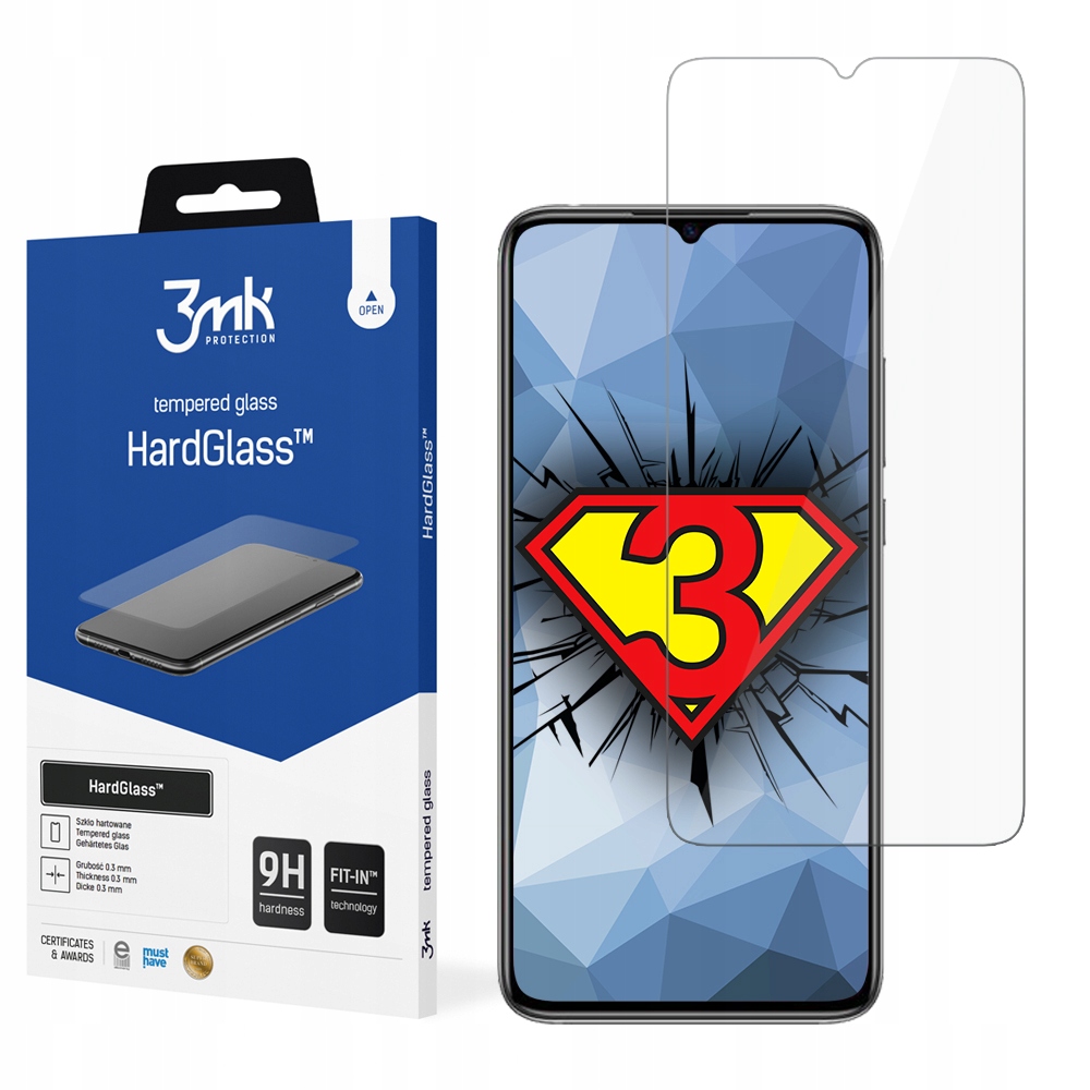 

Do Xiaomi Mi CC9 Szkło hartowane 9H 3mk HardGlass
