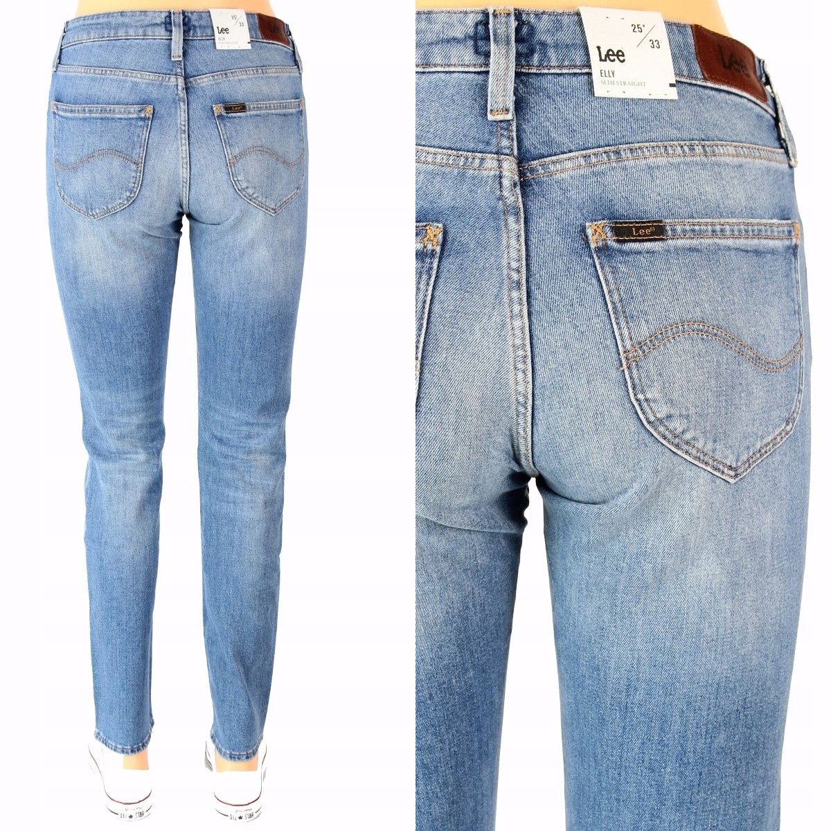 

Lee Elly Slim Jeansy Spodnie * _ W28 L29