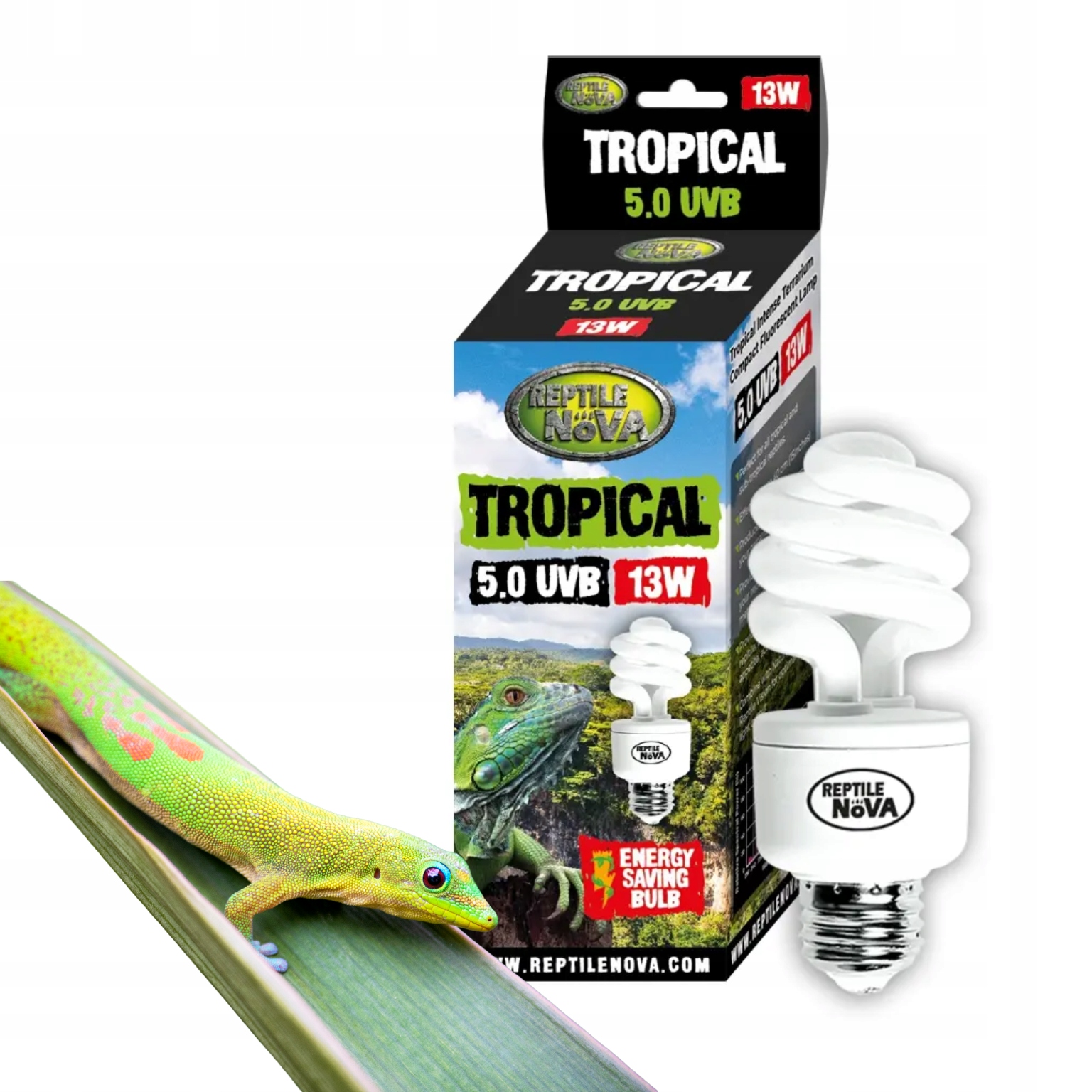 Levně Reptile Nova 5.0 Uvb 13W – zářivka pro tropické plazy Uva Uvb