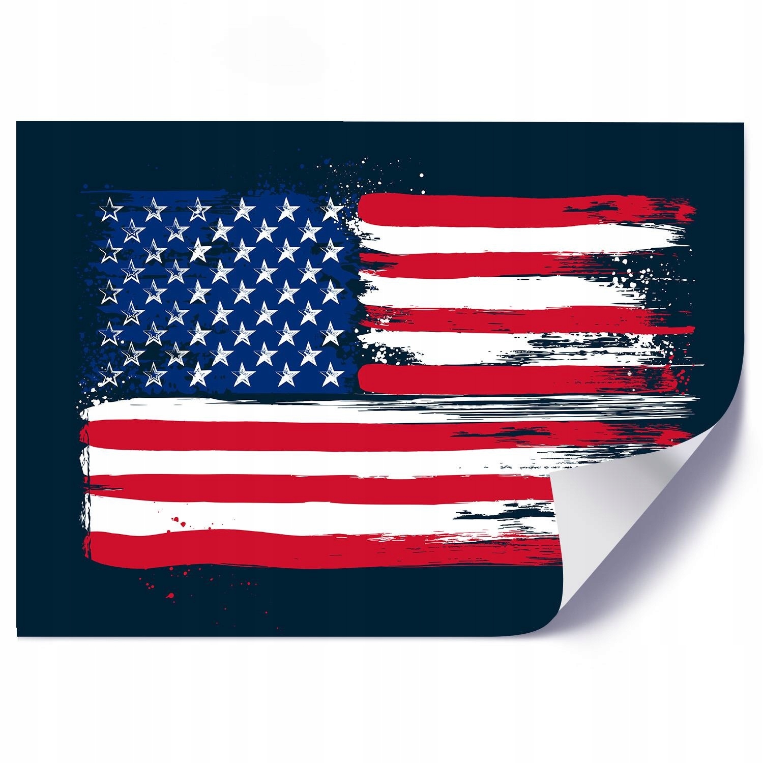 

Plakat Nowoczesny Do Sypialni Flaga Usa 70x50