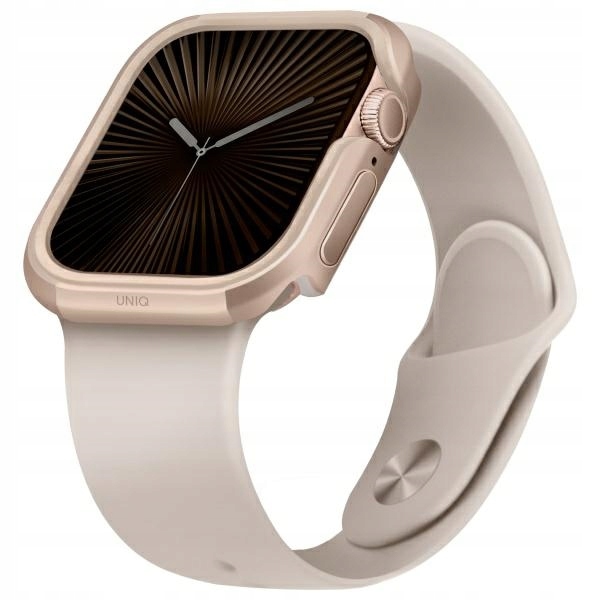Etui Do Apple Watch 46MM Uniq Valencia Złote Case Futerał Pokrowiec